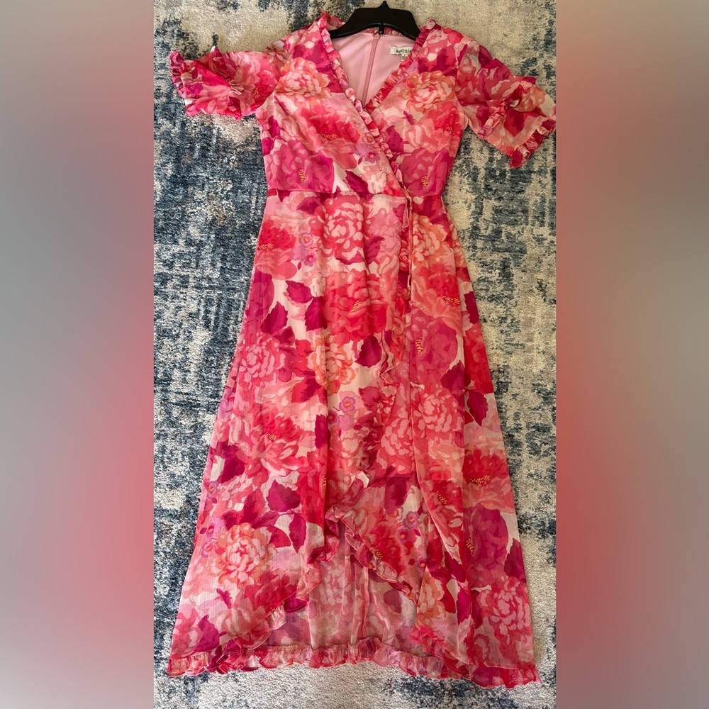 Kensie Pink Floral Dress